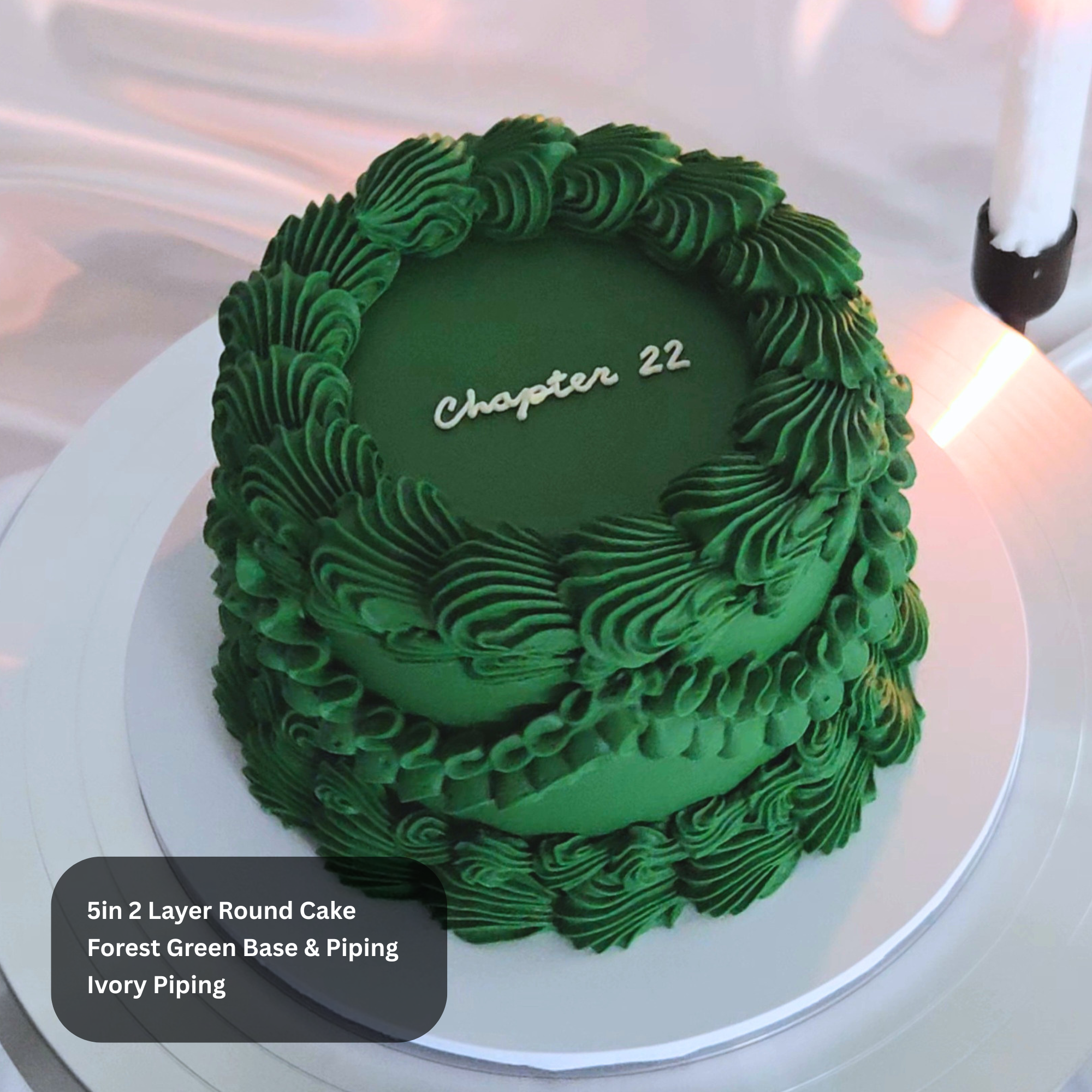 Vintage Ruffled Cake