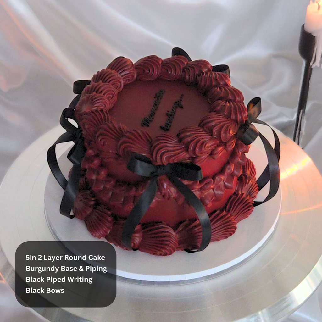 Vintage Ruffled Cake