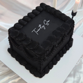 Vintage Ruffled Rectangle Cake